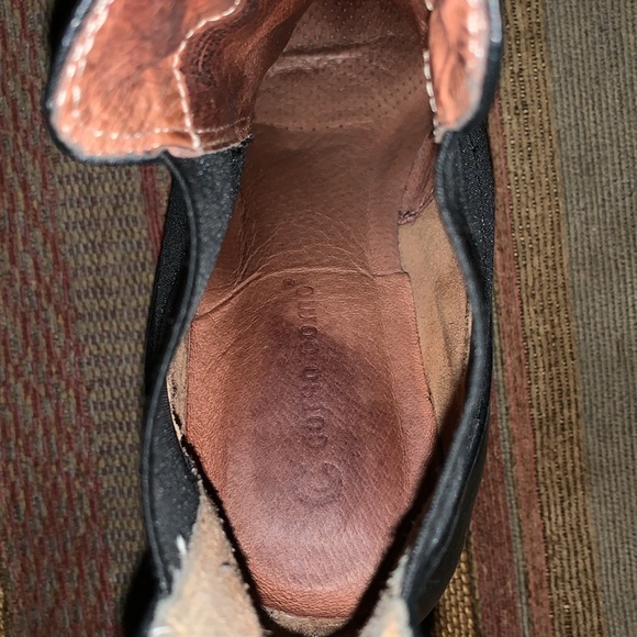 Corso Como Black stacked wedge ankle booties - Picture 8 of 8